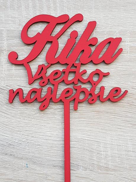 Farebné zapichy na tortu,