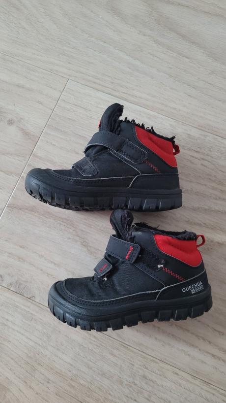 Zateplene nepremokave topanky, quechua,25