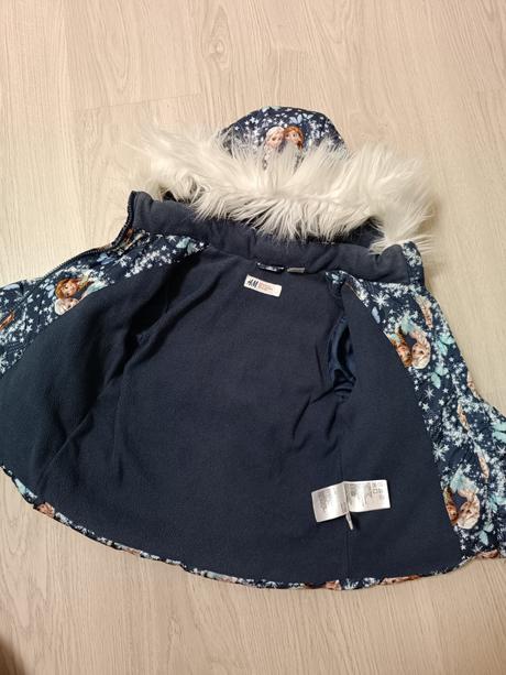 Zimná bunda s elzou, h&m,98