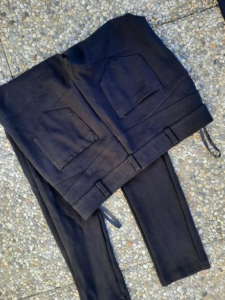 Čierne nohavice dunnes velk. 36., 36