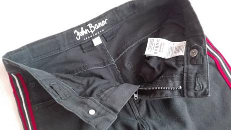 Detské čierne rifle, bonprix,152