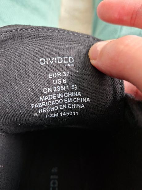 Topanky na platforme, h&m,37