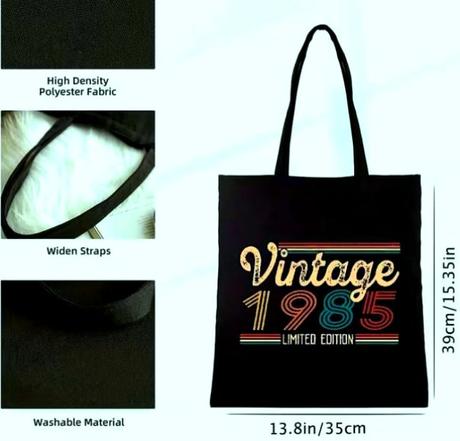 Plátená taška "vintage 1985",