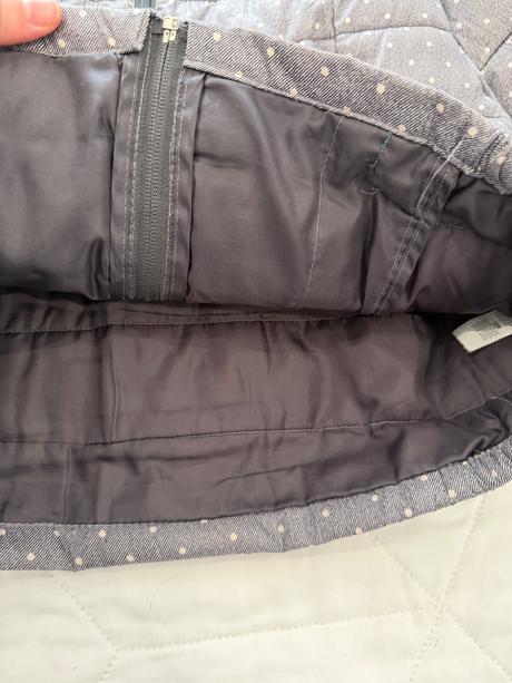 Bodkovaný prešívaný kabát, xl