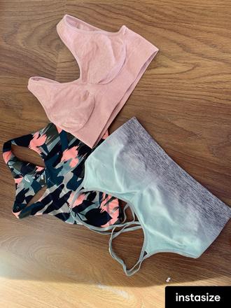 Podprsenky na cvicenie cena spolu, f&f,xs