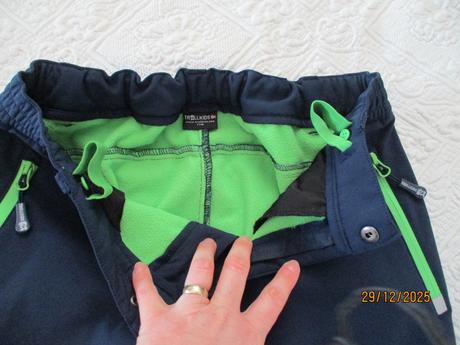 Sofshell lyžiarske nohavice, trollkids,176