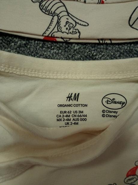 Vianočné body a čiapka - súprava, h&m,62