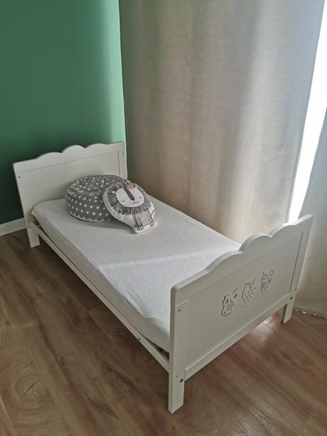 Klups marsell 140x70 white detská postieľka, šírka (cm): 70,dĺžka (cm): 140