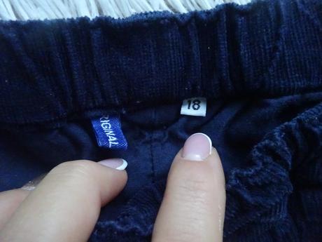 Menčestrové nohavice zn. original marines - veľ. 8, original marines,86