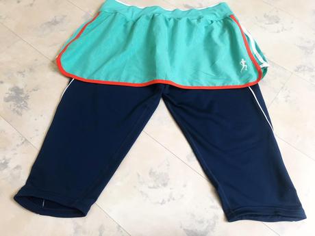 3/4 legíny so sukňou, adidas,xl