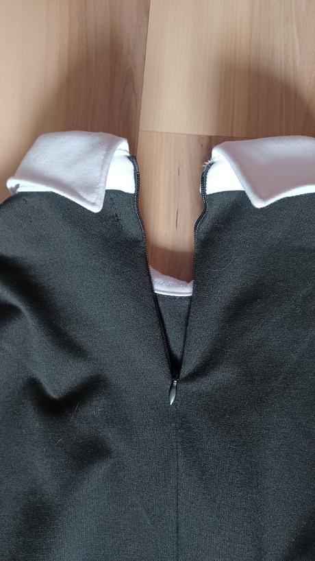 Čierne šaty s golierom, sinsay,xs