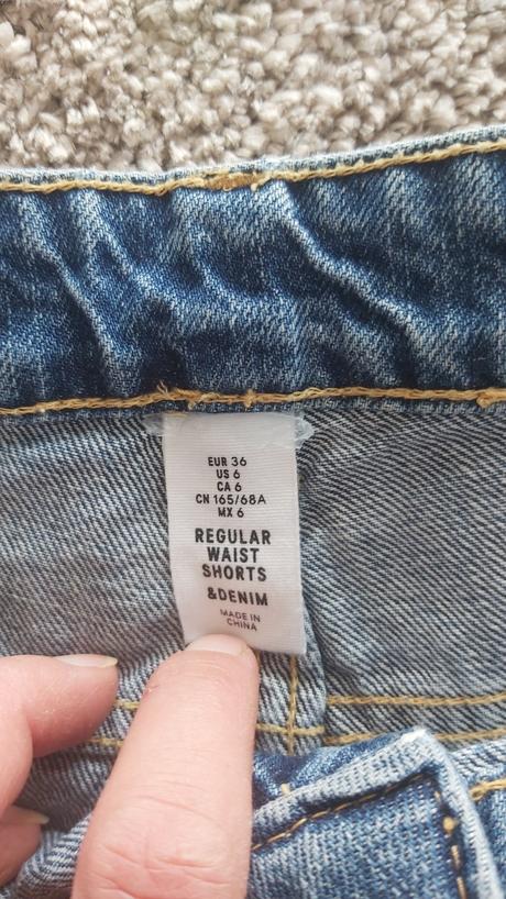 Riflove kratasy, h&m,36