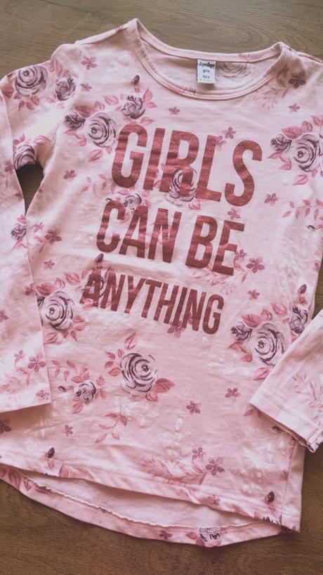 Tričko s ružičkami, len opraté, takko,122