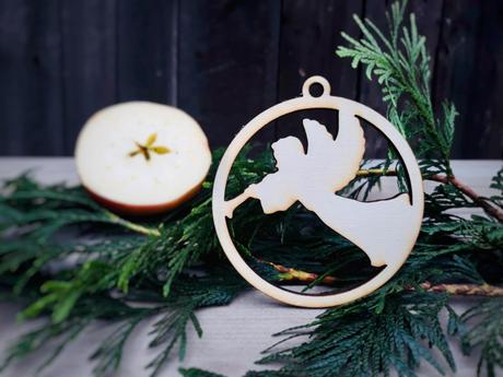 Vianočne ozdoby - drevené, 