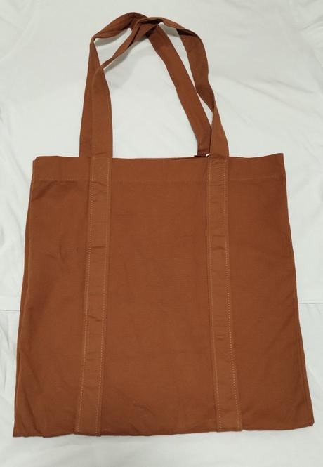 Oranžová plátená taška, c&a