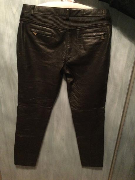 Kožené nohavice trussardi, m