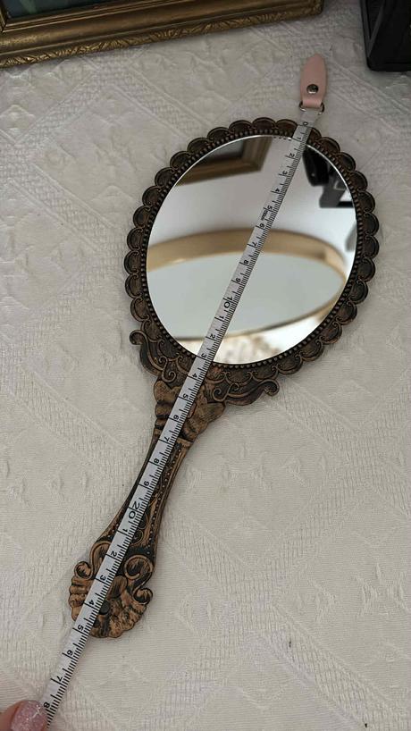 Elegantné vintage zrkadlo do ruky, 