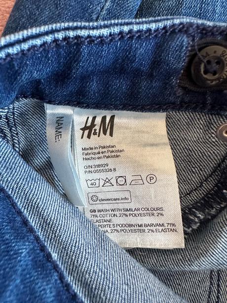 Dievčenské rifle, h&m,146