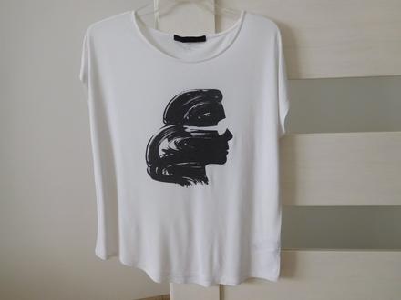 Karl lagerfeld tričko bavlnené s-ležérne,, s