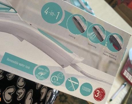 Naparovacia žehlička - kefa 4v1, silver crest