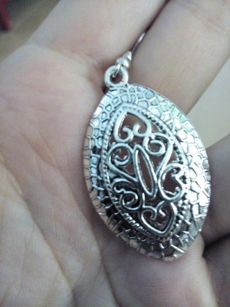 Strieborne nausnice - bizu, 