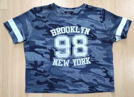 Tricko s nadpisom brooklyn 98, new look,164
