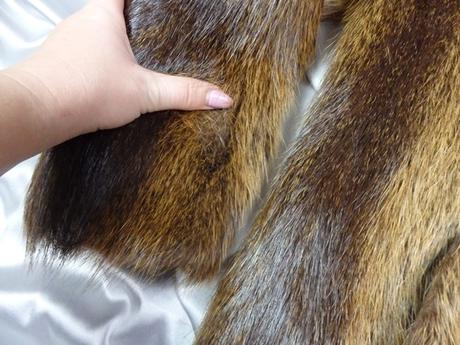 Luxusný kožuch z nutrie, 38