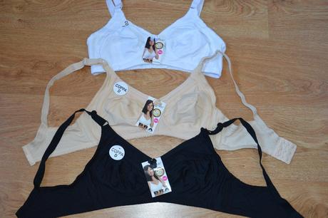 Dámska bavlnená podprsenka bez kostíc, 85d - 125d