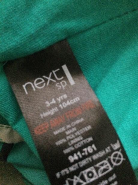 Prechodná bunda nanuk 3-4 roky, next,104