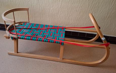 Drevene sanky 110 cm, 