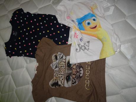 Trička 3 ks, h&m,110