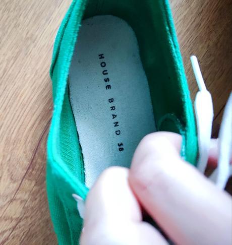 Zelené platené tenisky house, 38