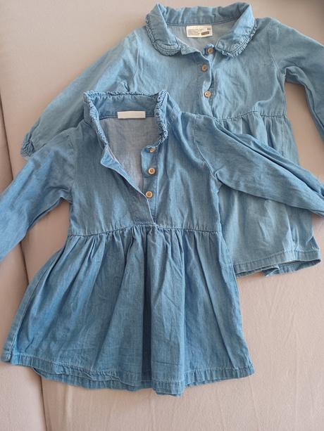 Riflové šatičky pre dievčatka, ergee,80