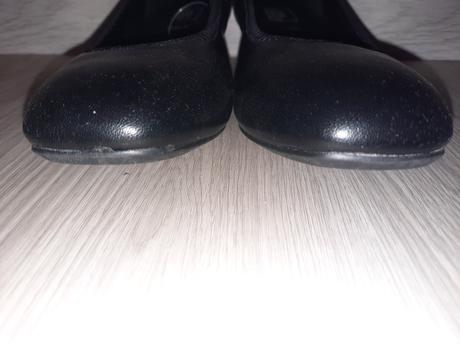 Nové kožené elegantné lodičky (vd 24 cm), deichmann,37