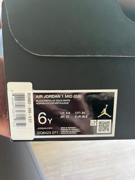 Nike air jordan 1 mid, nike,38