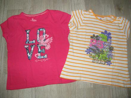 Tričká - cena spolu - 110/116, lupilu,110