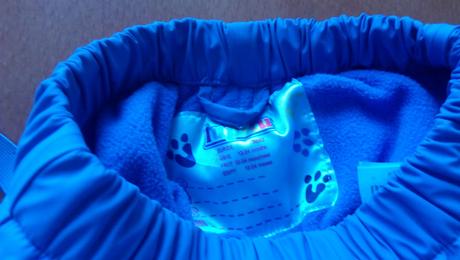 Pogumovane zateplené nohavice, lupilu,86