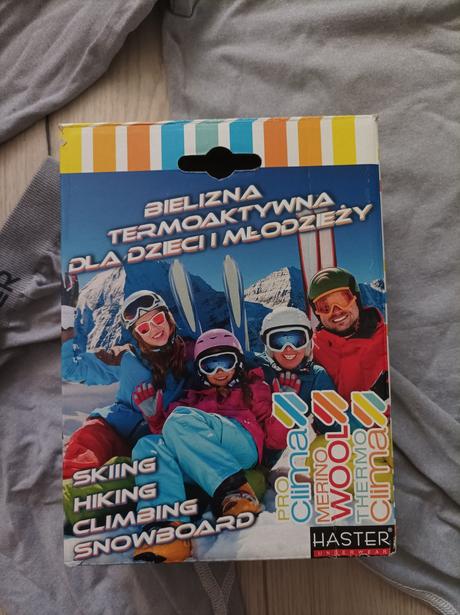 Detská termo bielizeň haster 116/122 unisex, 116