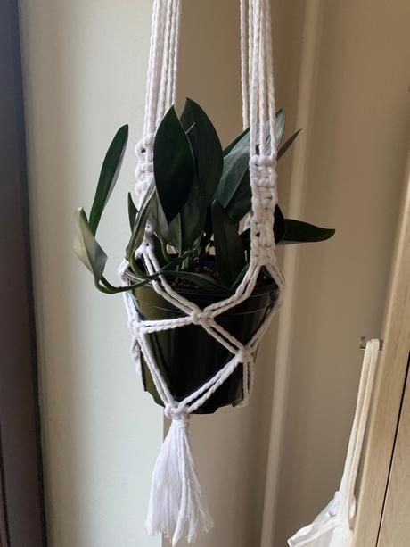 Macrame na kvetináč, 