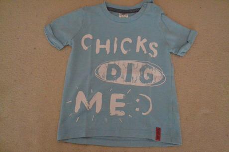 Tričko kratky rukav 9-12 mes., f&f,80