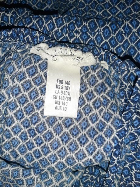 Krásny tmavomodrý letný overal l.o.g.g.na 6-10r., l.o.g.g.,140