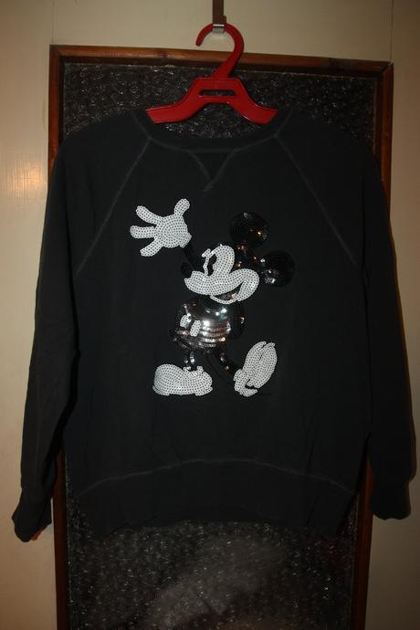 Mikina s micekymousom, h&m,164