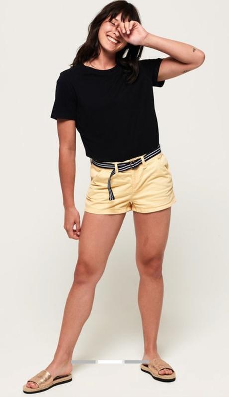 Superdry žlté kraťasy vel.40/m, superdry,40 / m