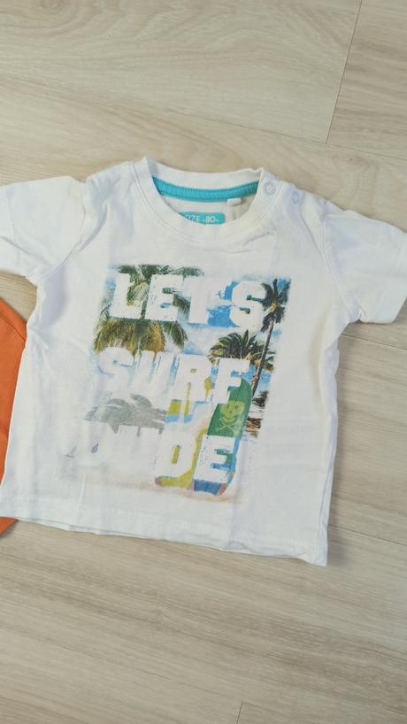 3x tričko kr, f&f,80