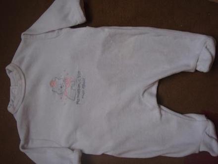 Zamatovy ruzovy overal 0-3mes., 56