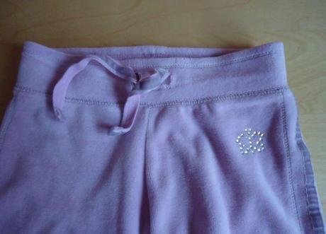 Zamatové ružové tepláky, next,110