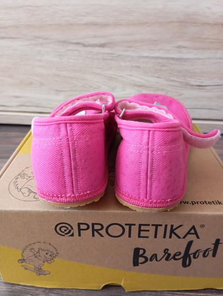 Barefoot papuče beda ružové trblietky 27, beda,27