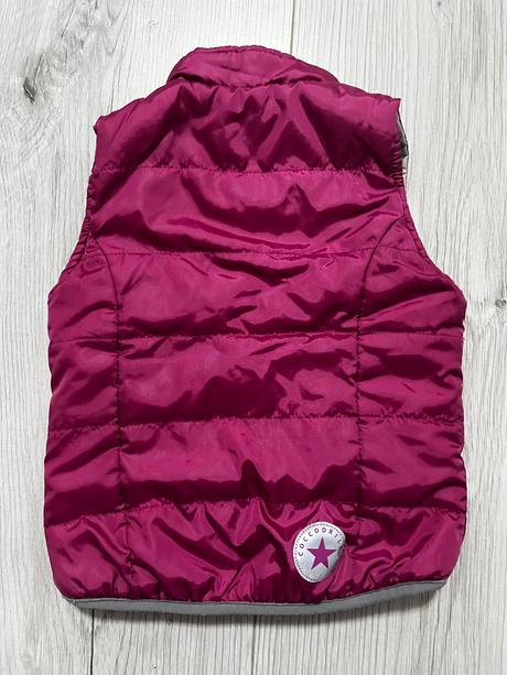 Obojstranná ružovo-strieborná vesta, coccodrillo,86