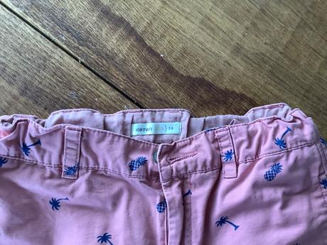 Koton ruzove chlapcenske kratasi 128, 128