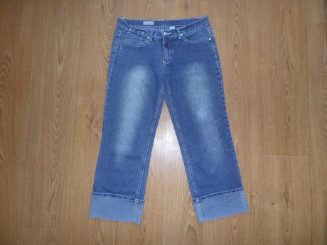 Rifľové šortky, denim,l